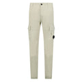 CP Company Stretch Sateen Ergonomic Lens Double Cargo Pants in Vintage Khaki