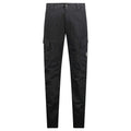 CP Company Stretch Sateen Ergonomic Lens Double Cargo Pants in Black