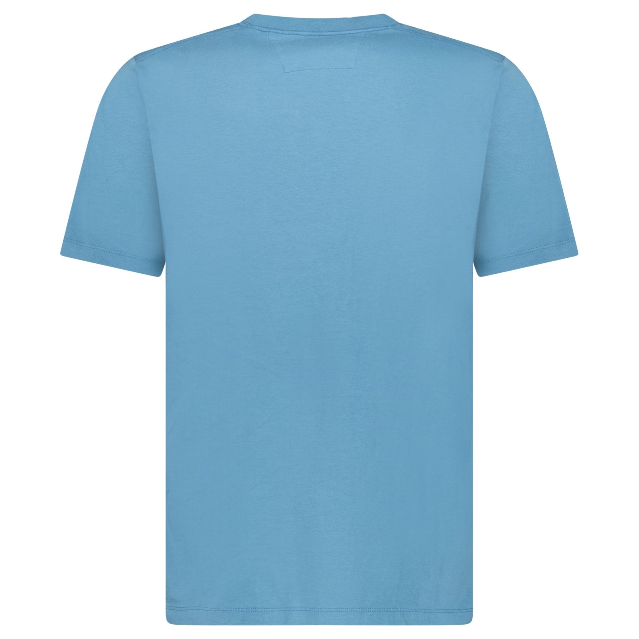 CP Company Text Logo T-Shirt in Aegean Blue