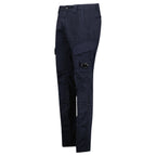 CP Company Ergonomic Stretch Sateen Cargo Lens Pants in Total Eclipse