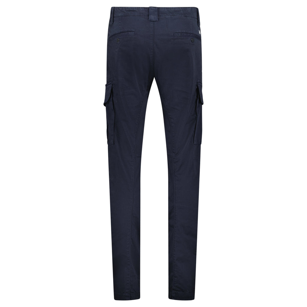CP Company Ergonomic Stretch Sateen Cargo Lens Pants in Total Eclipse