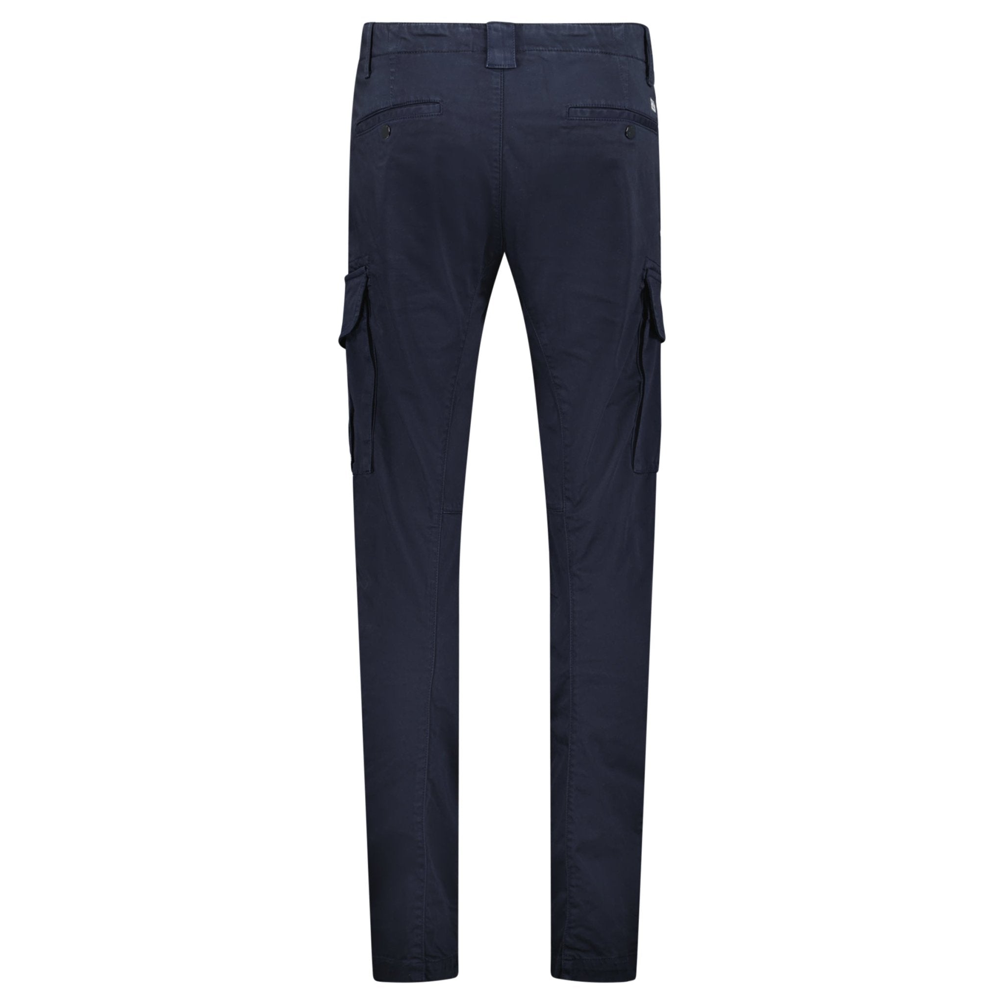 CP Company Ergonomic Stretch Sateen Cargo Lens Pants in Total Eclipse