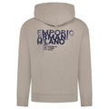 Emporio Armani Front & Back Print Hooded Sweatshirt Grey