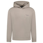 Emporio Armani Front & Back Print Hooded Sweatshirt Grey