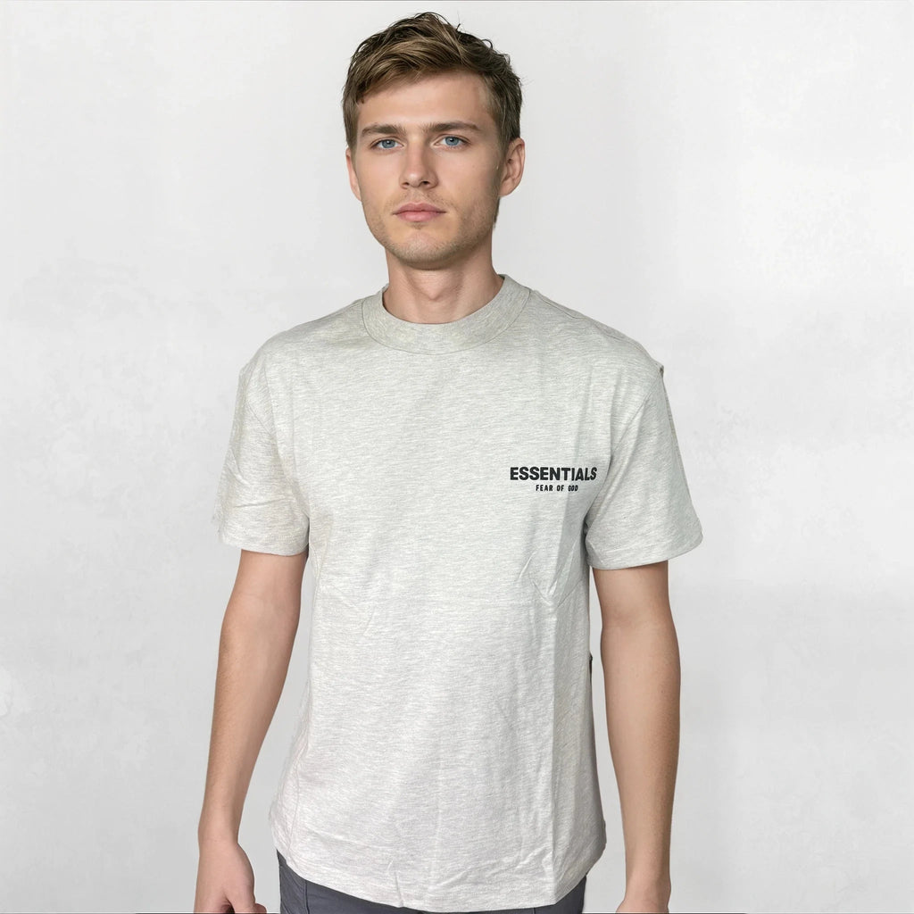 Essentials x Fear Of God T-shirt Light Oatmeal