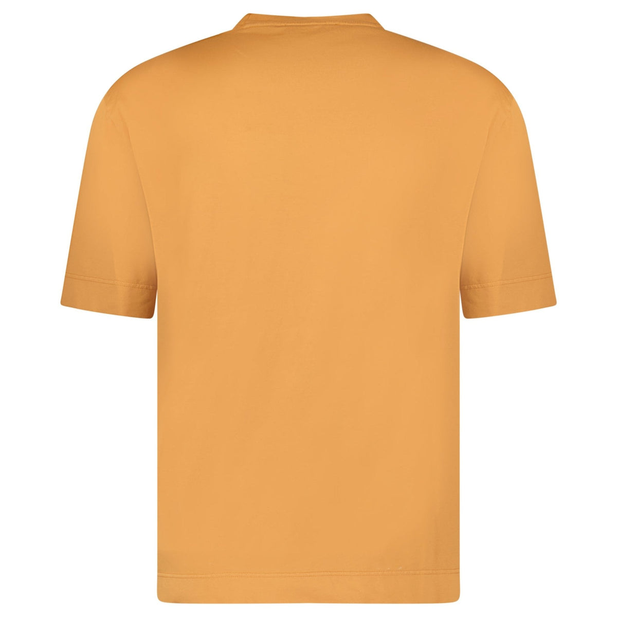 Gran Sasso Cotton Crewneck T-Shirt in Orange