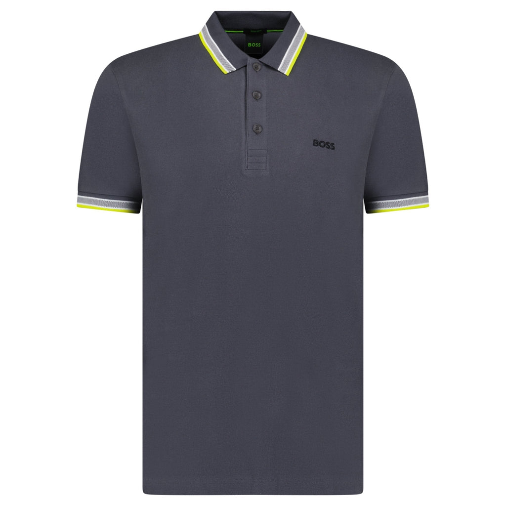Boss Paddy Polo Shirt Dark Grey