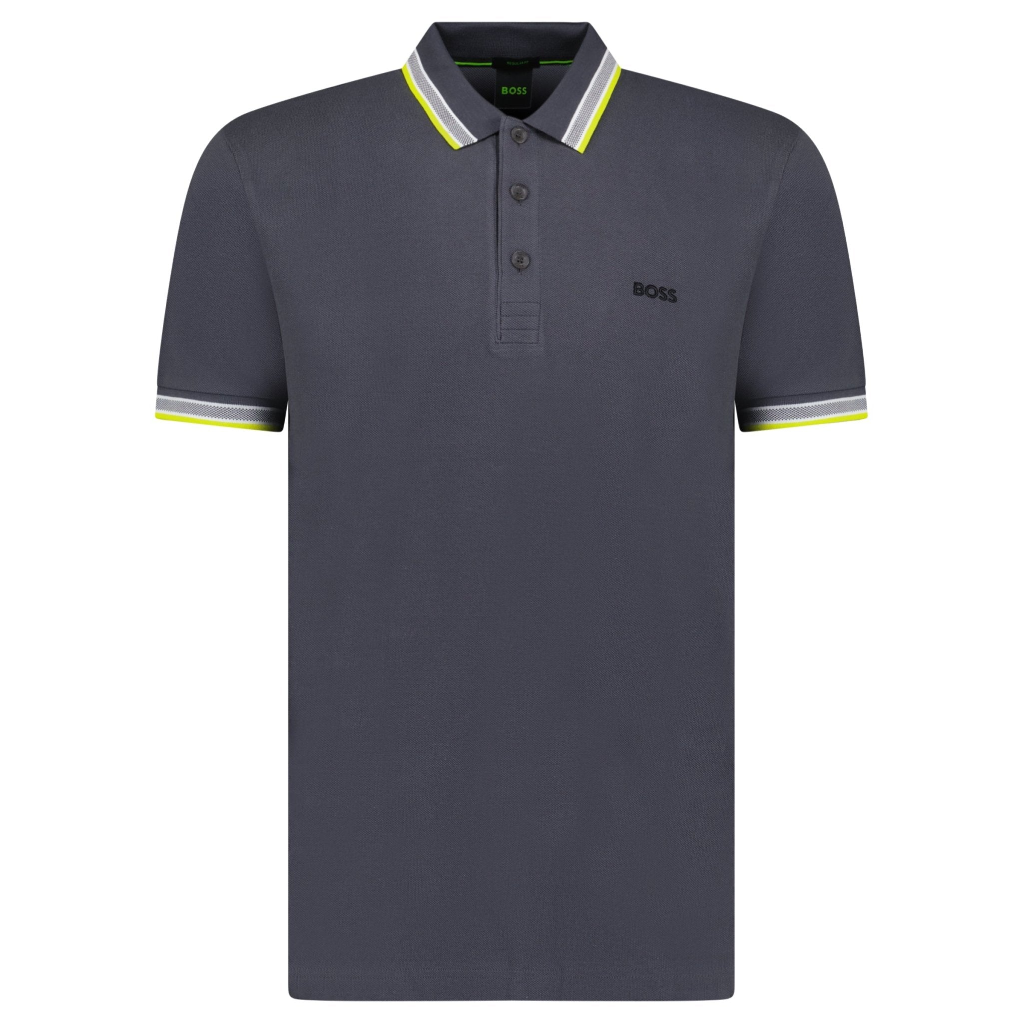 Boss Paddy Polo Shirt Dark Grey