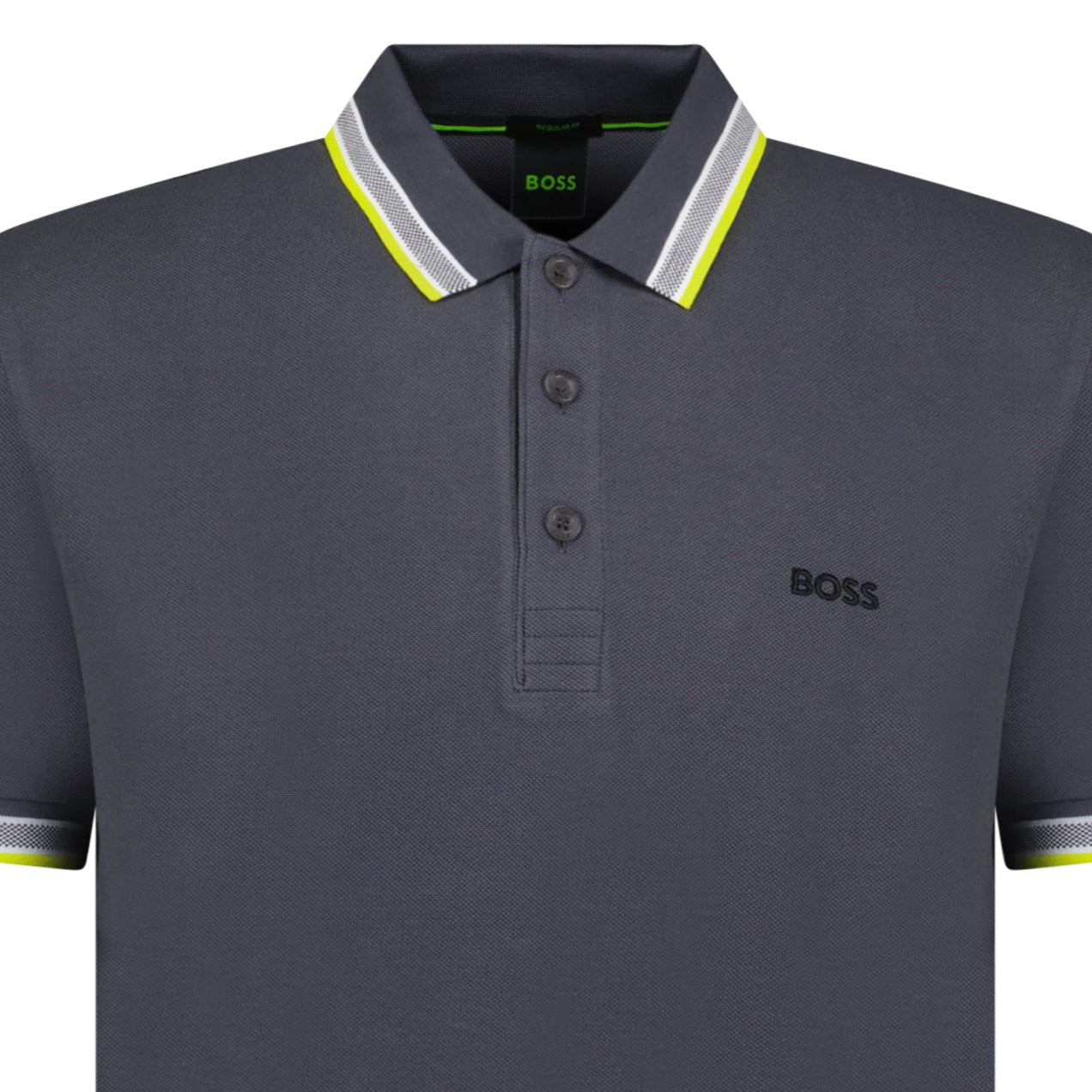 Boss Paddy Polo Shirt Dark Grey
