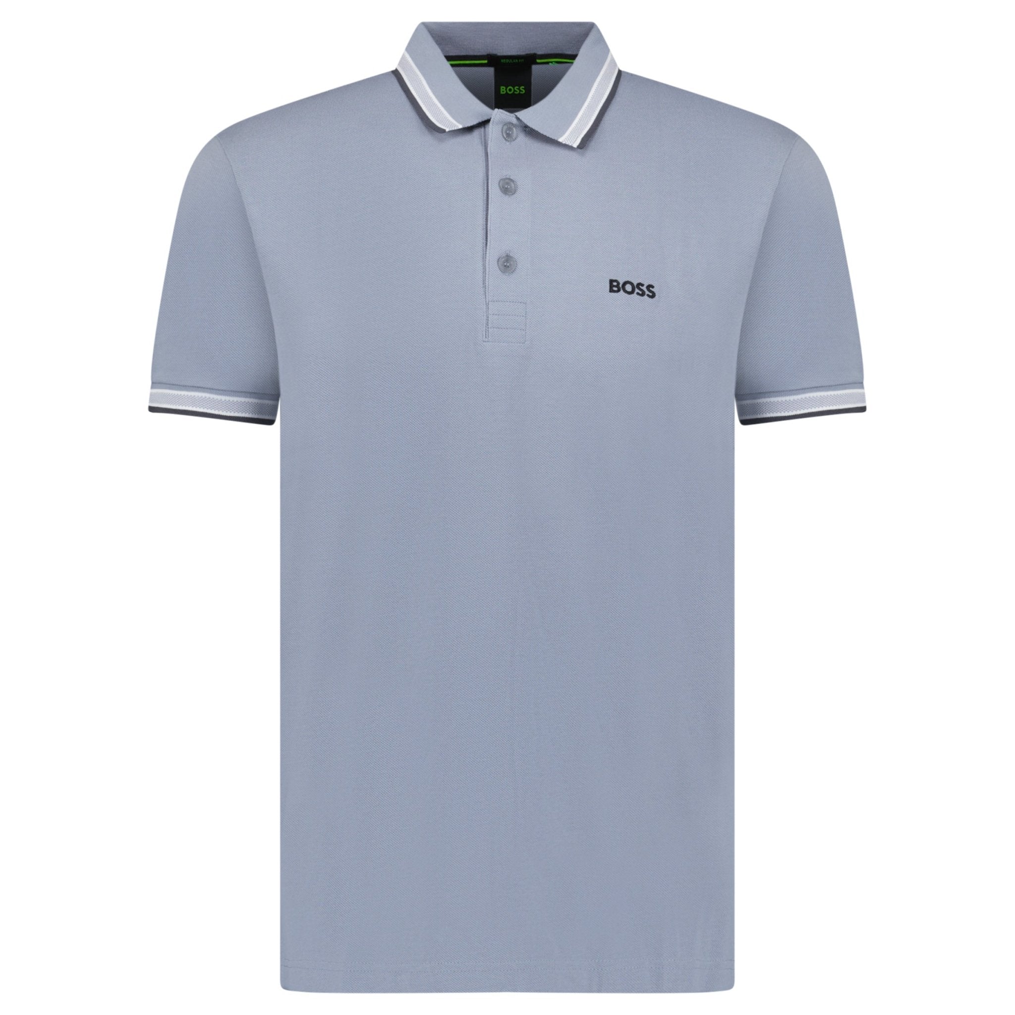 Boss Paddy Polo Shirt Grey