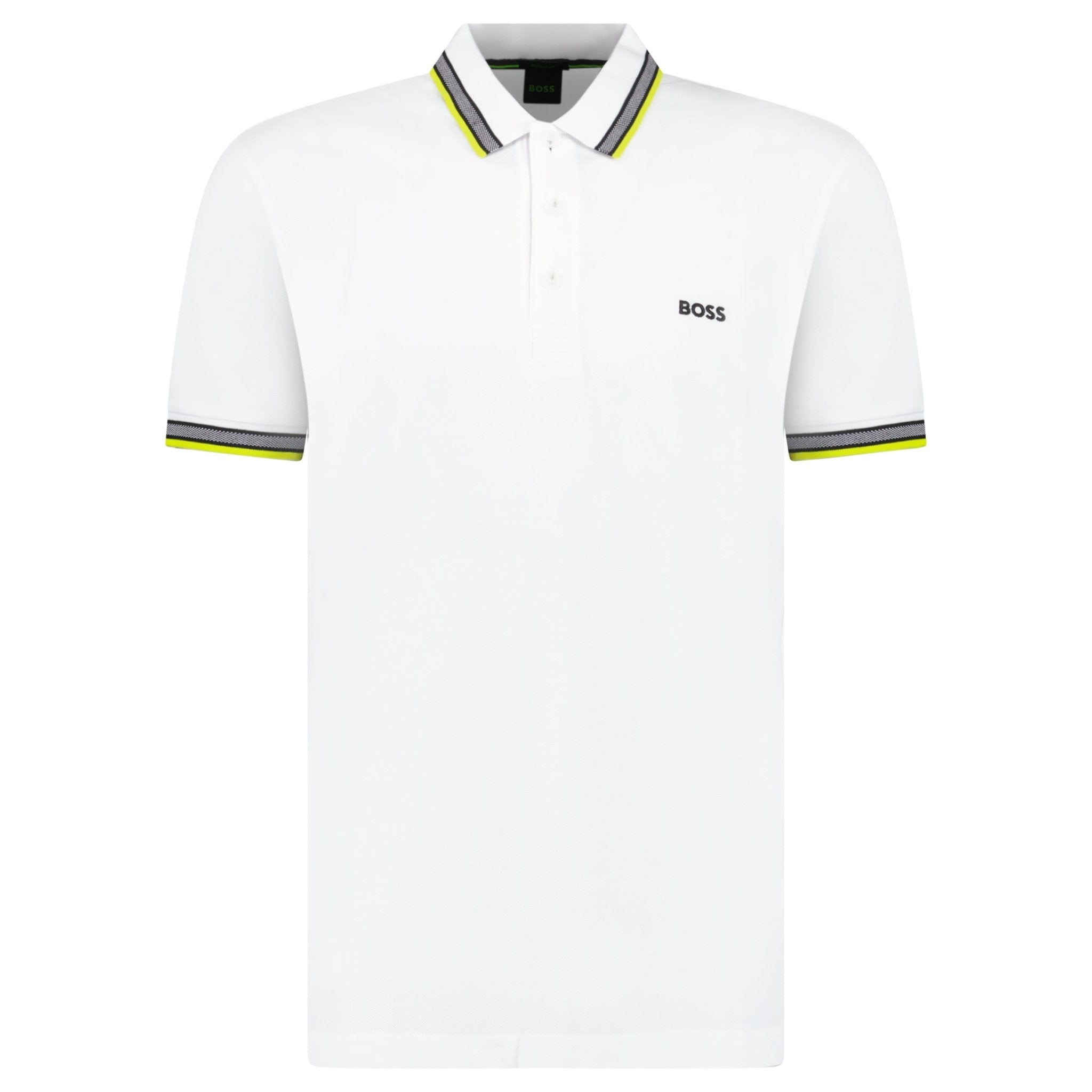 Boss Paddy Polo Shirt White