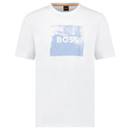 Hugo Boss Regular Fit Graphic Print T-Shirt White
