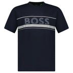 Hugo Boss Iconic Zone Logo T-Shirt in Navy