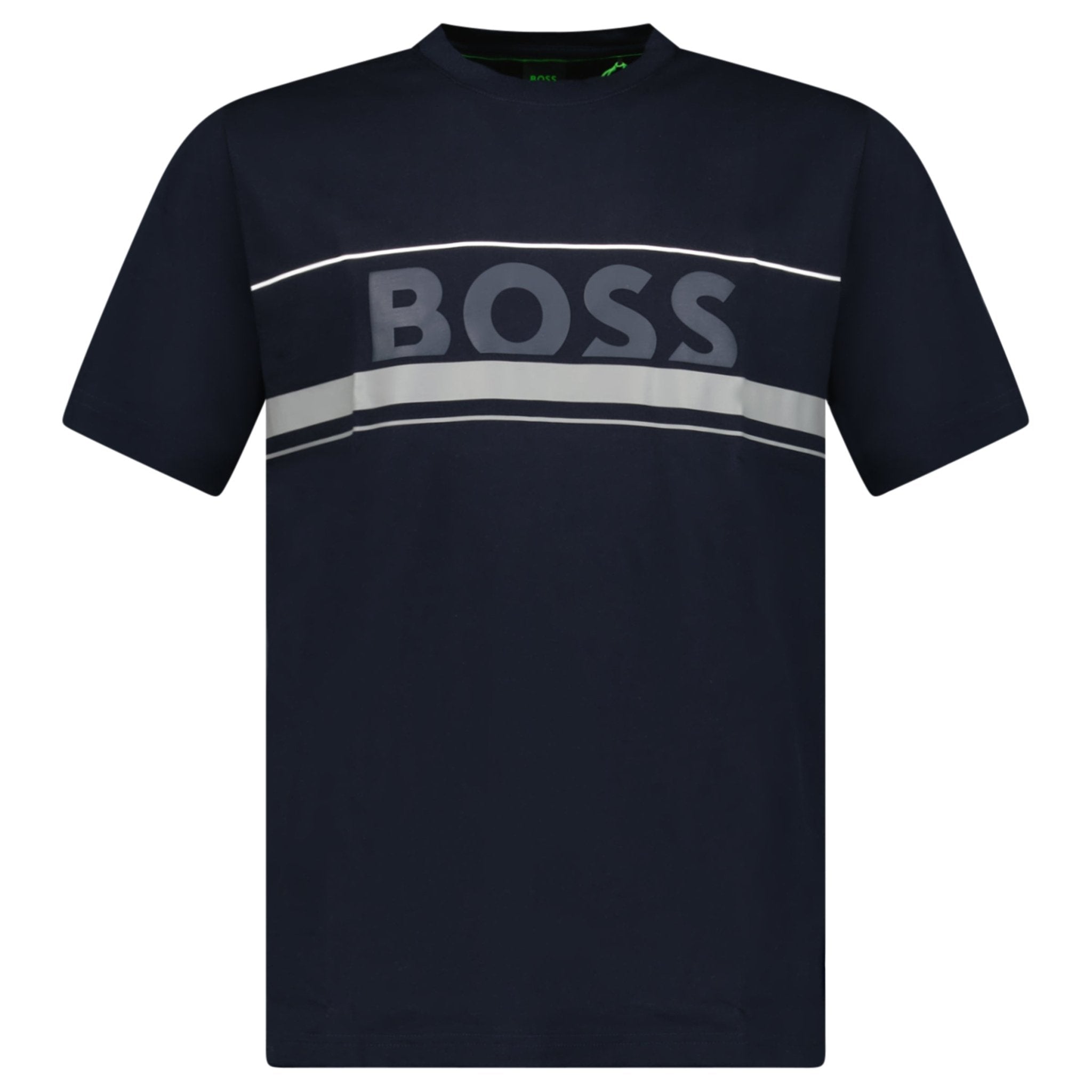 Hugo Boss Iconic Zone Logo T-Shirt in Navy