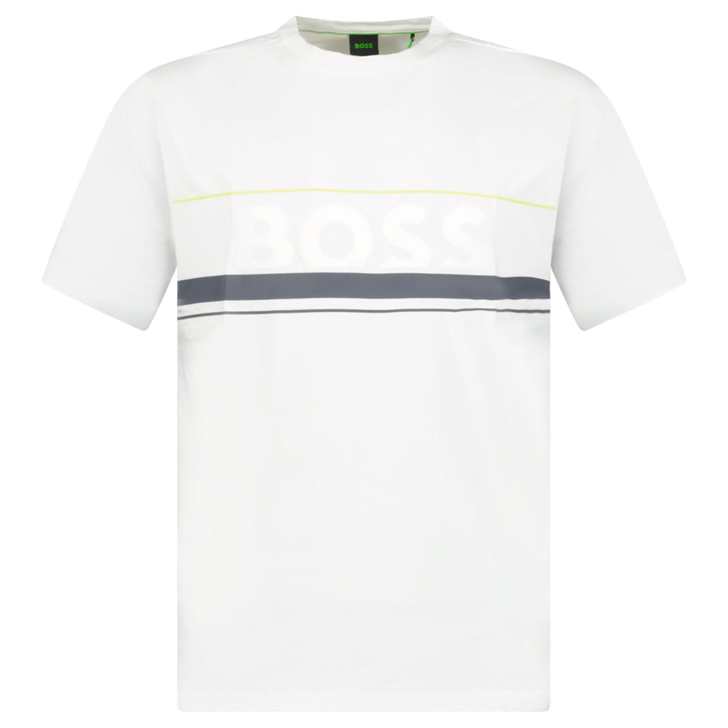 Hugo Boss Iconic Zone Logo T-Shirt in White
