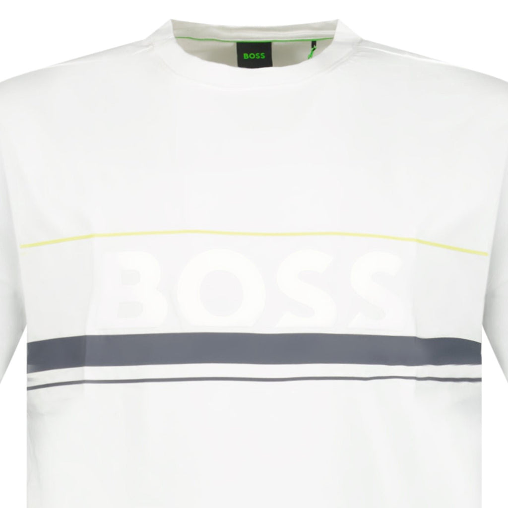 Hugo Boss Iconic Zone Logo T-Shirt in White