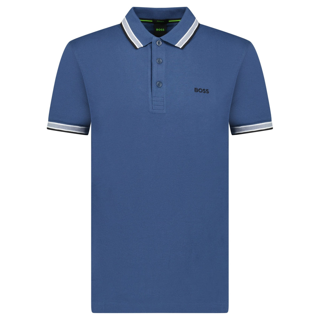 Boss Paddy Polo Shirt Blue