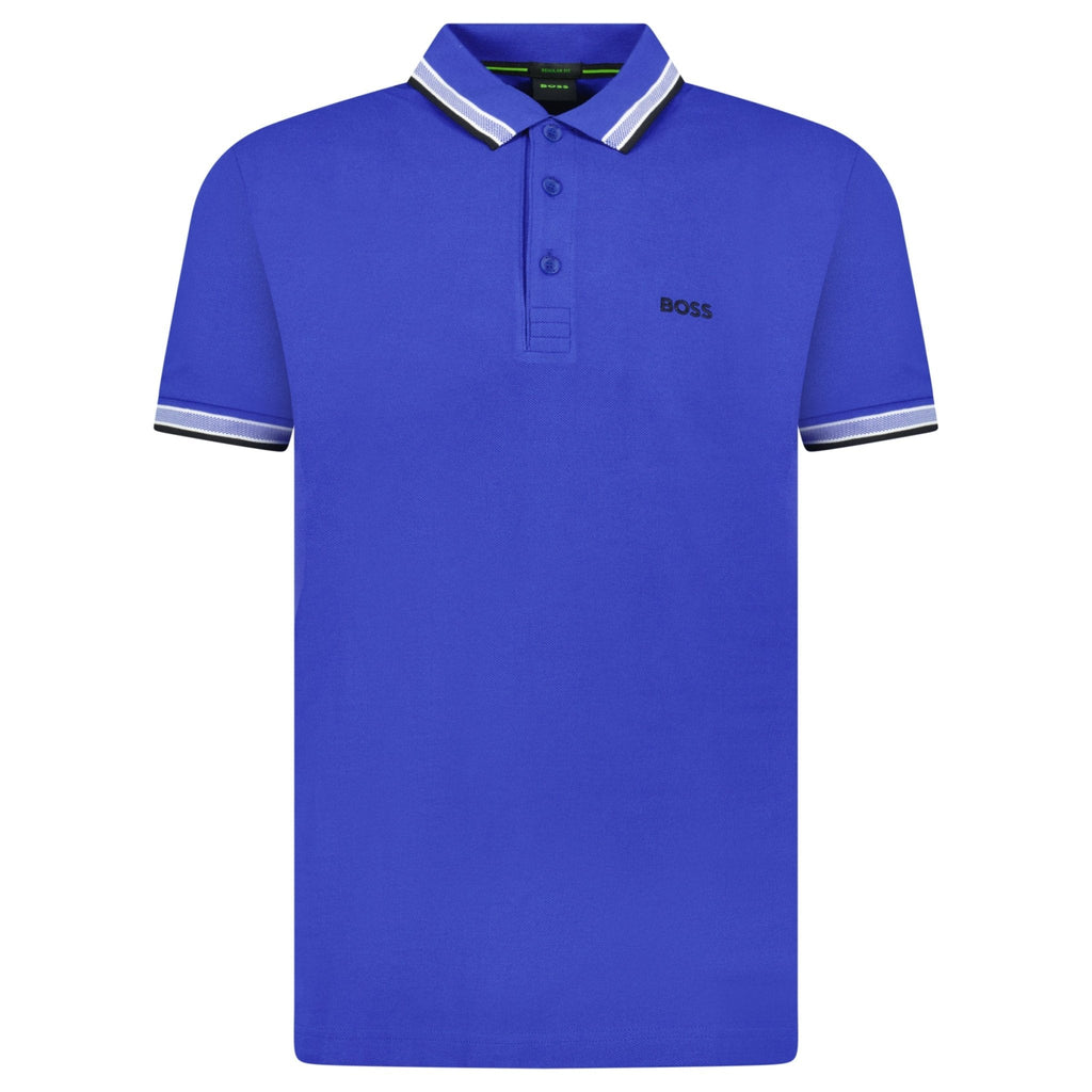 Boss Paddy Polo Shirt Blue