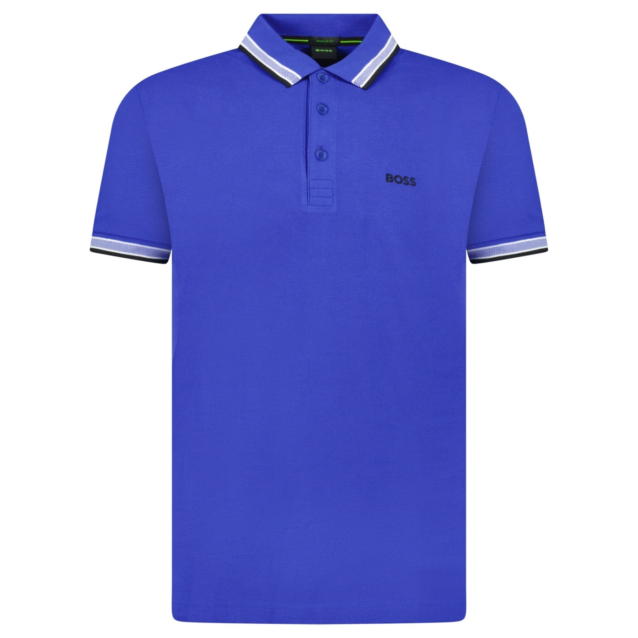 Boss Paddy Polo Shirt Blue