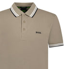 Boss Paddy Polo Shirt Brown