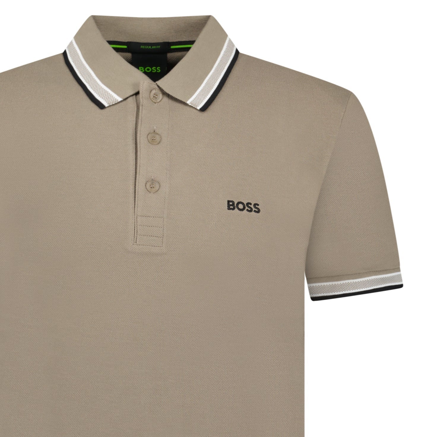 Boss Paddy Polo Shirt Brown