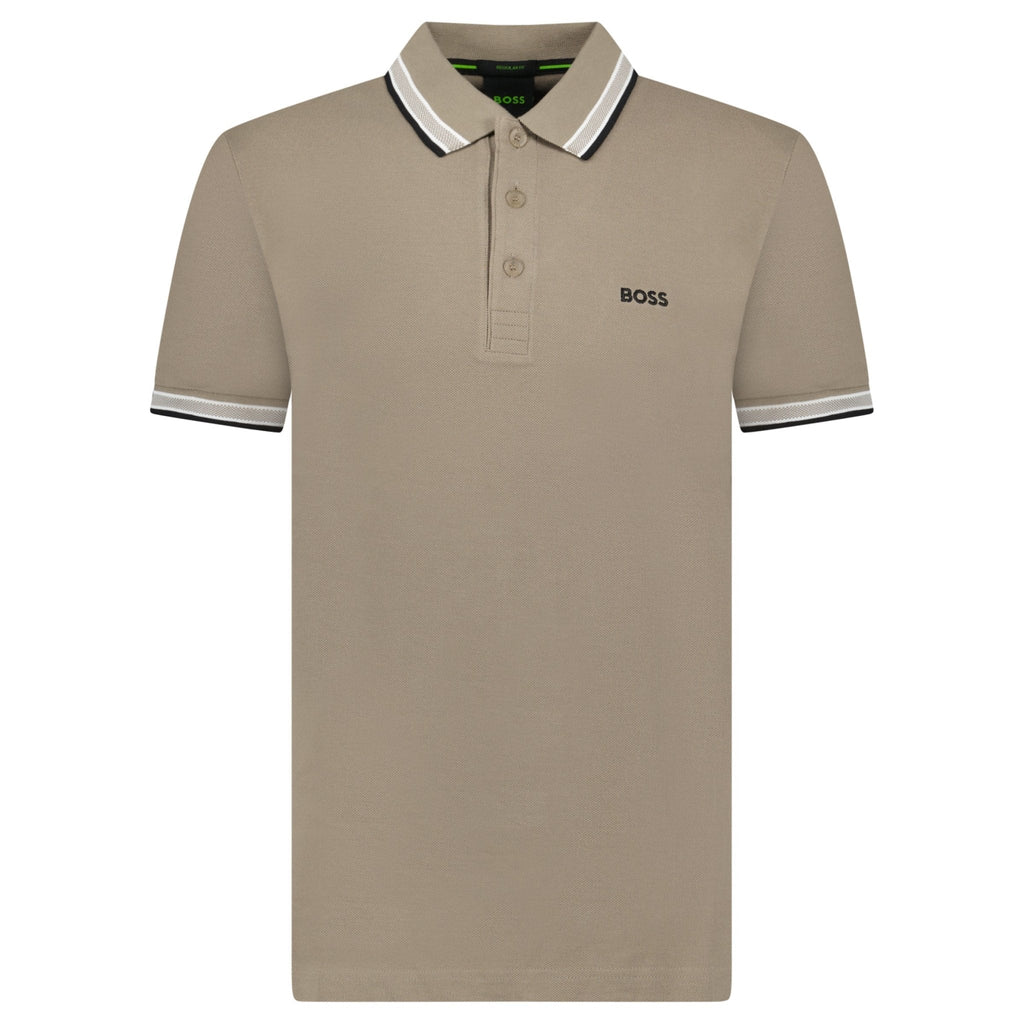 Boss Paddy Polo Shirt Brown