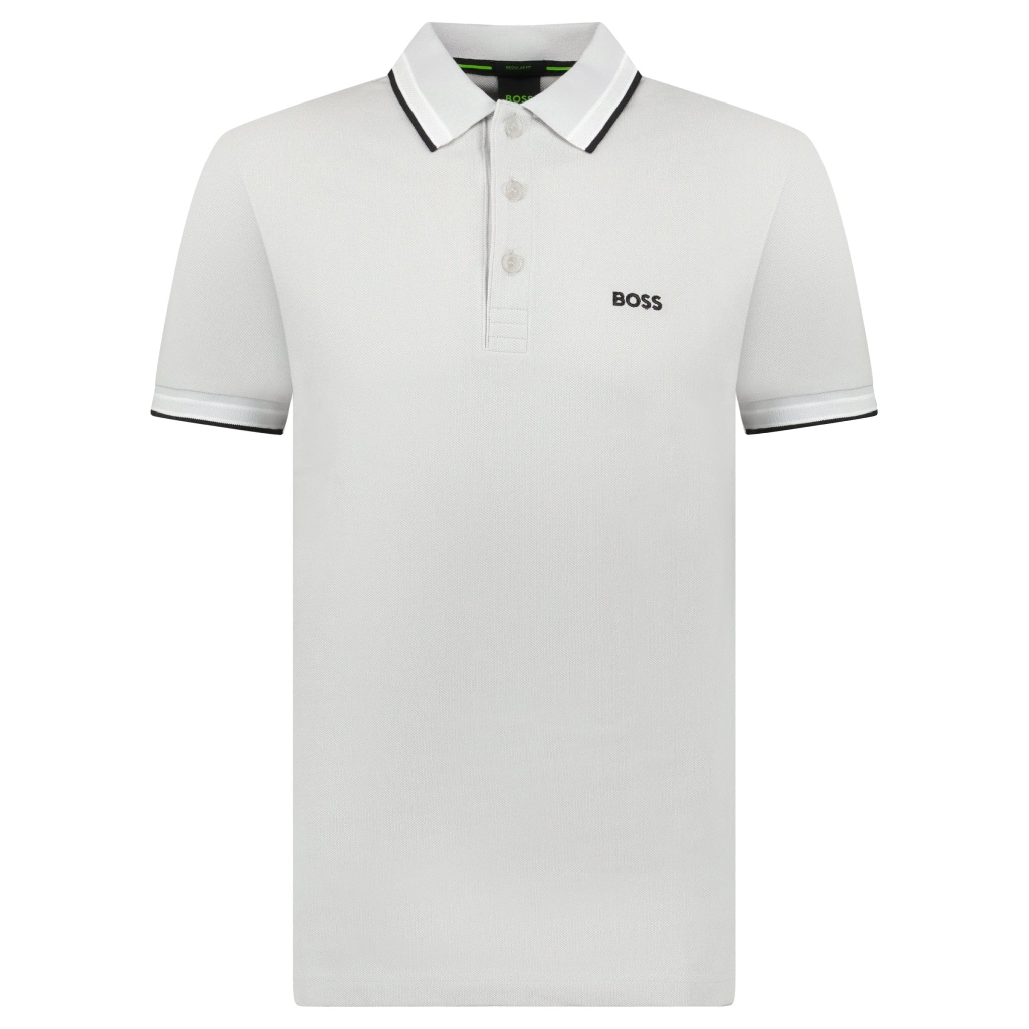 Boss Paddy Polo Shirt Light Grey