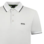 Boss Paddy Polo Shirt Light Grey
