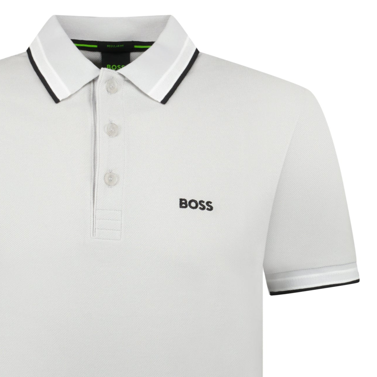 Boss Paddy Polo Shirt Light Grey