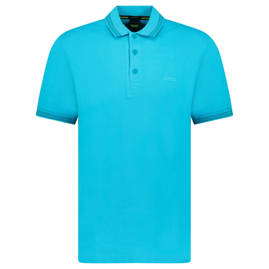 Boss Paddy Polo Shirt Light Turquoise