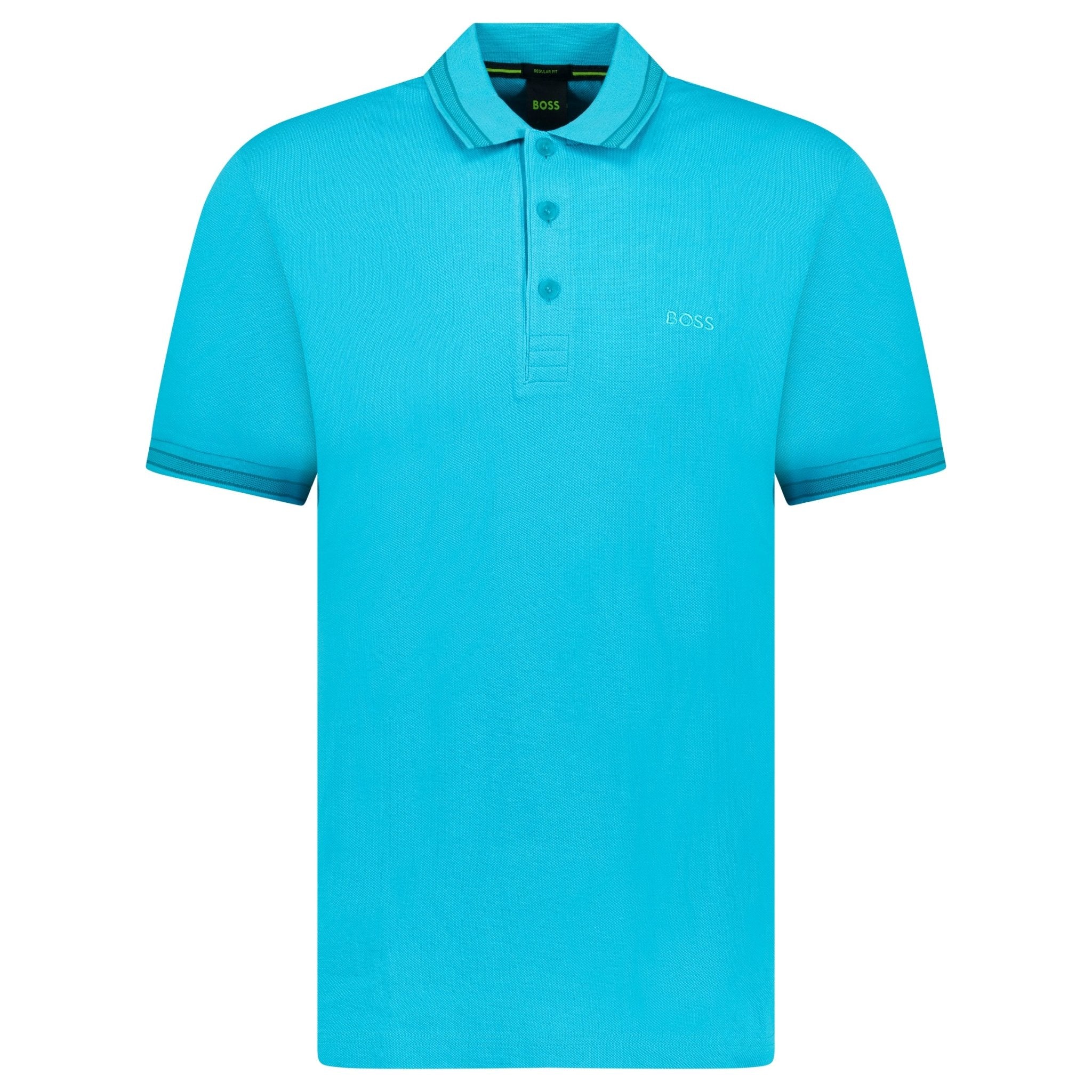 Boss Paddy Polo Shirt Light Turquoise