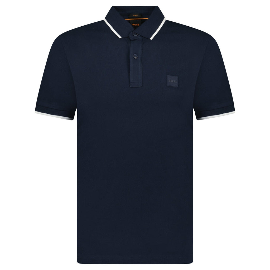 Hugo Boss Passertip Polo T-Shirt in Navy