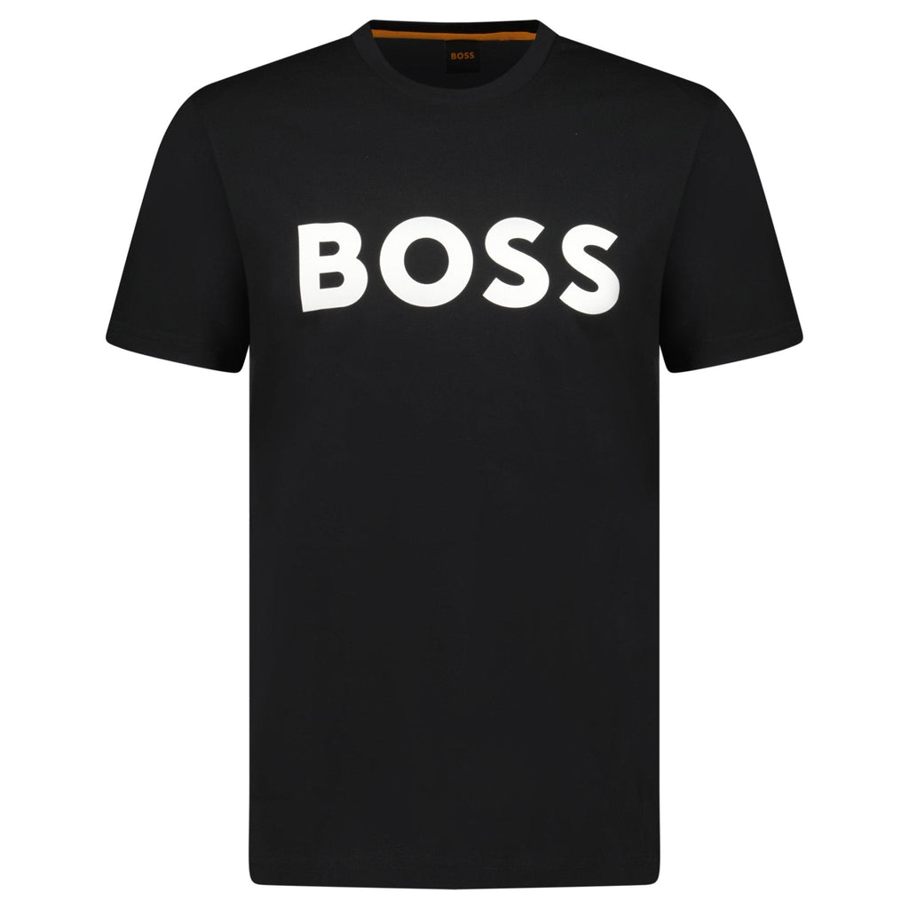 Hugo Boss Thinking 1 Logo T-Shirt in Black