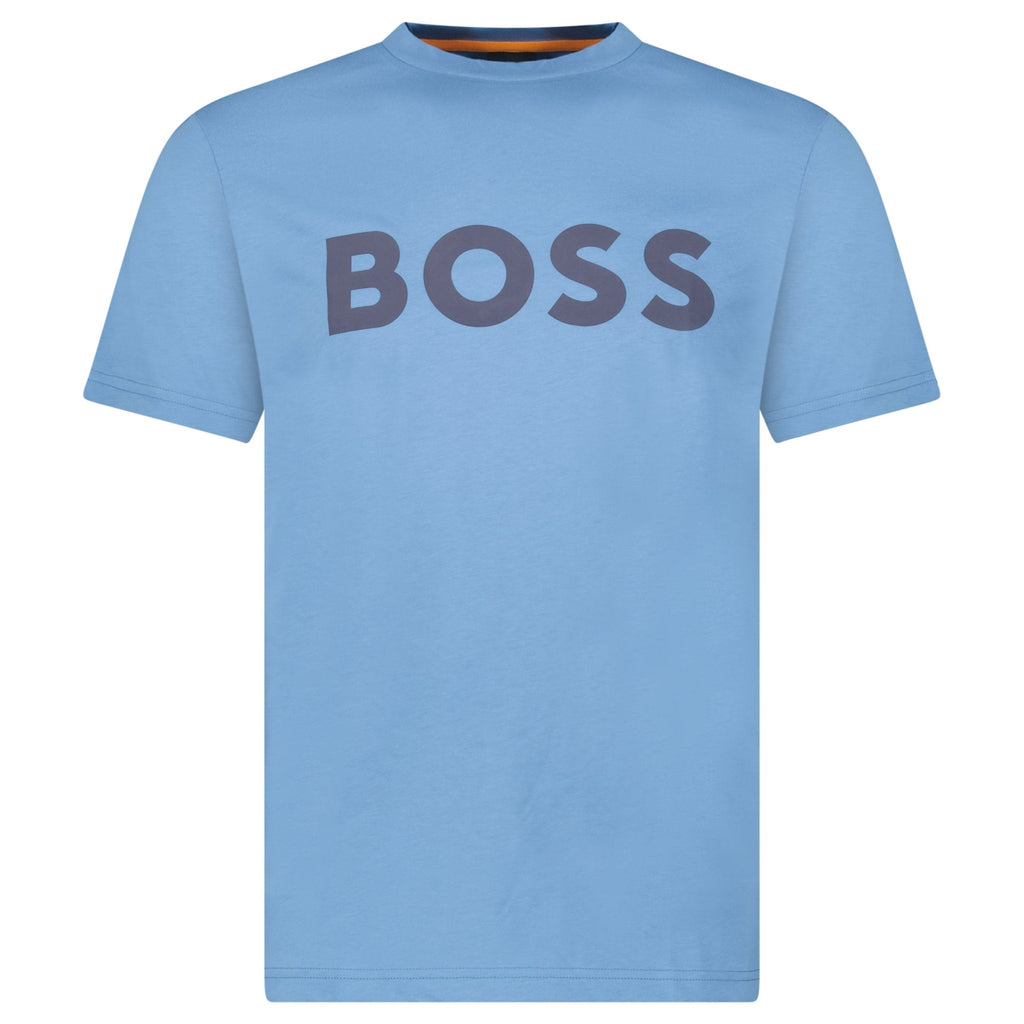 Hugo Boss Thinking 1 Logo T-Shirt in Blue