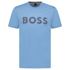 Hugo Boss Thinking 1 Logo T-Shirt in Light Blue
