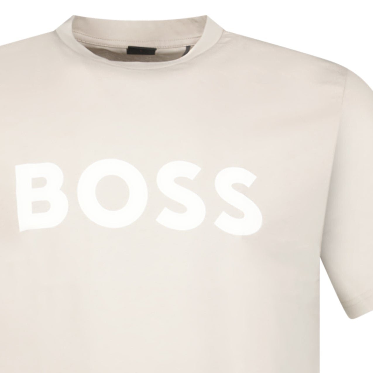 Hugo Boss Thinking 1 Logo T-Shirt in Light Grey