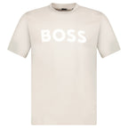 Hugo Boss Thinking 1 Logo T-Shirt in Light Grey