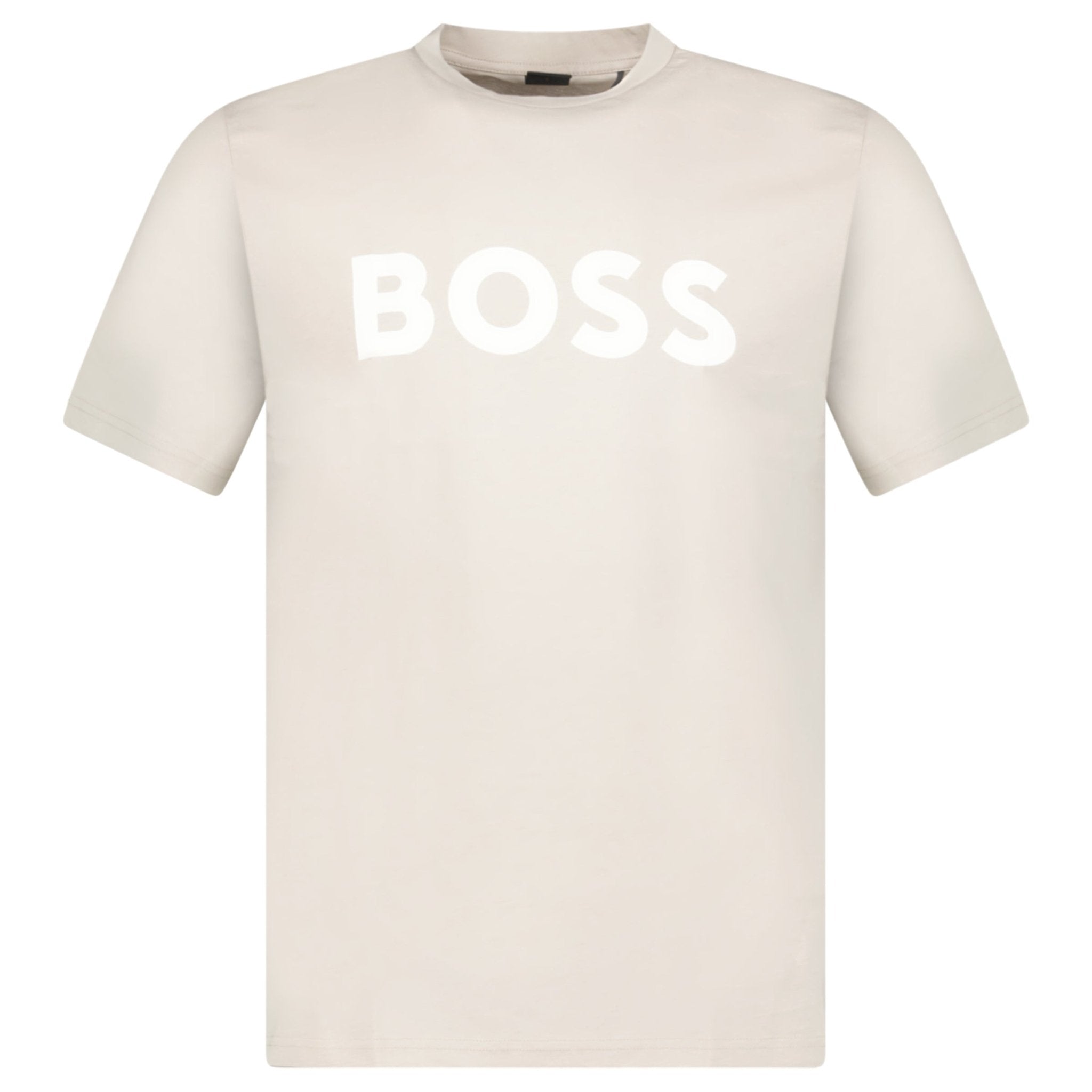 Hugo Boss Thinking 1 Logo T-Shirt in Light Grey