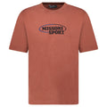 Missoni Sport Embroidery Logo Crew Neck T-Shirt Rust Brown