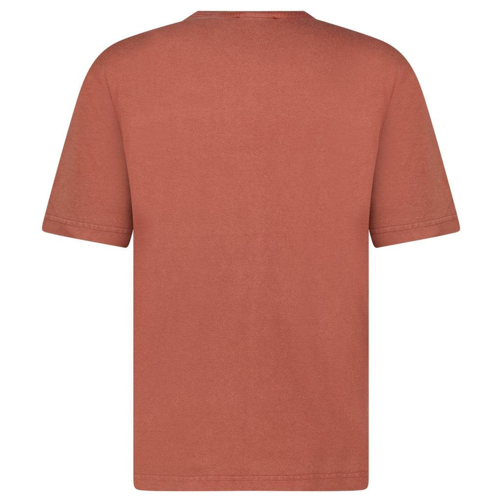 Missoni Sport Embroidery Logo Crew Neck T-Shirt Rust Brown