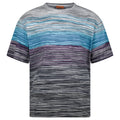 Missoni Space Dye Short Sleeve Stripe T-Shirt Dark Grey