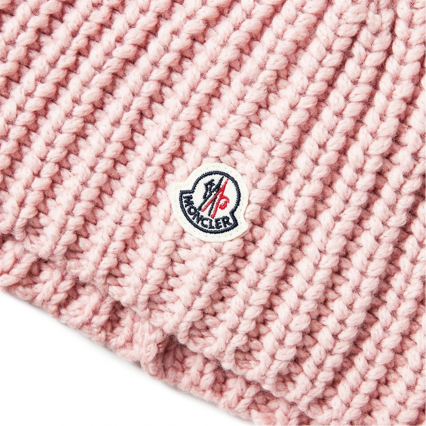Moncler 'Berretto' Beanie Bobble Hat Pink