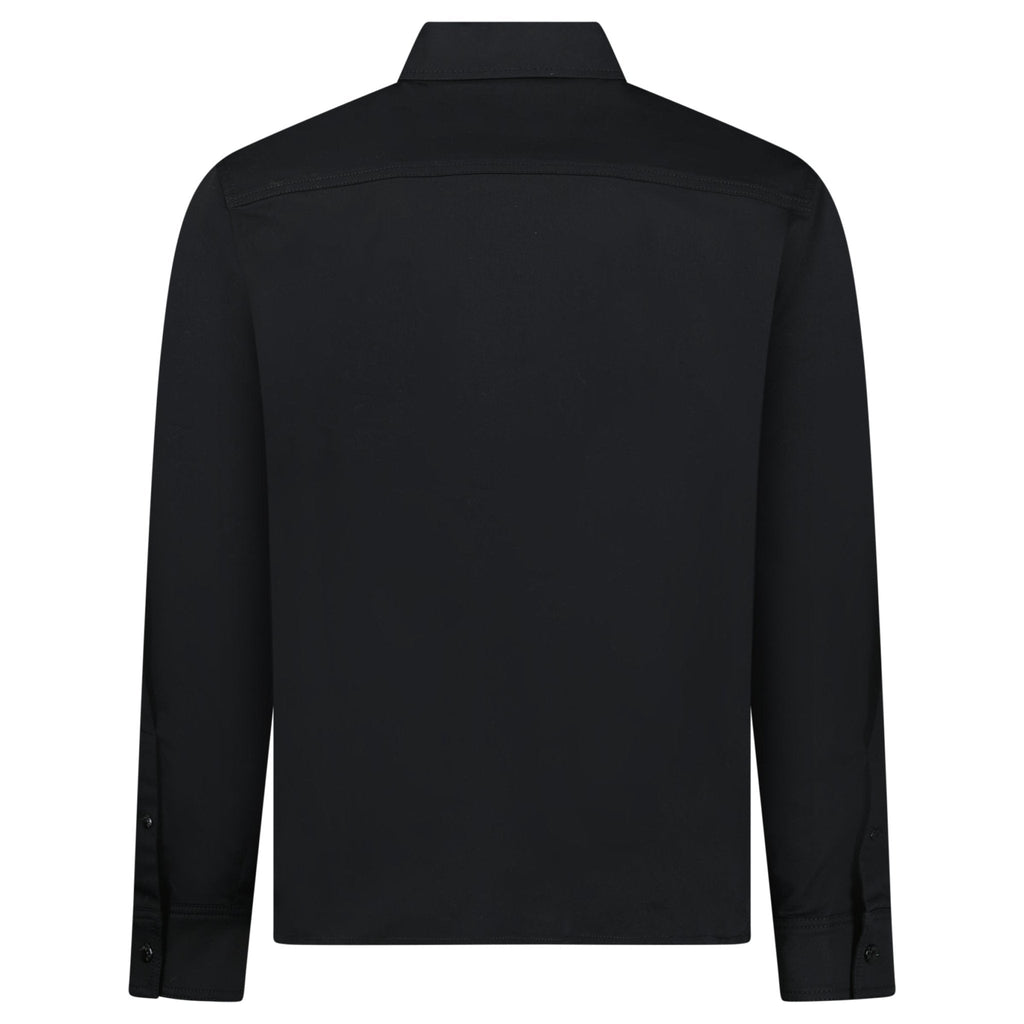 Moncler Cotton Blend Gabardine Shirt Jacket in Black