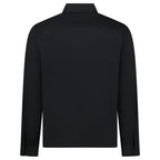 Moncler Cotton Blend Gabardine Shirt Jacket in Black