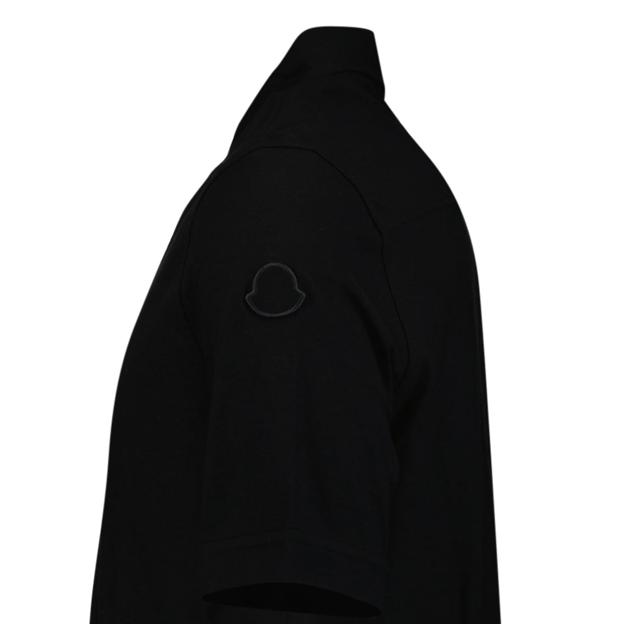 Moncler Edit Short Sleeve Polo Shirt in Black