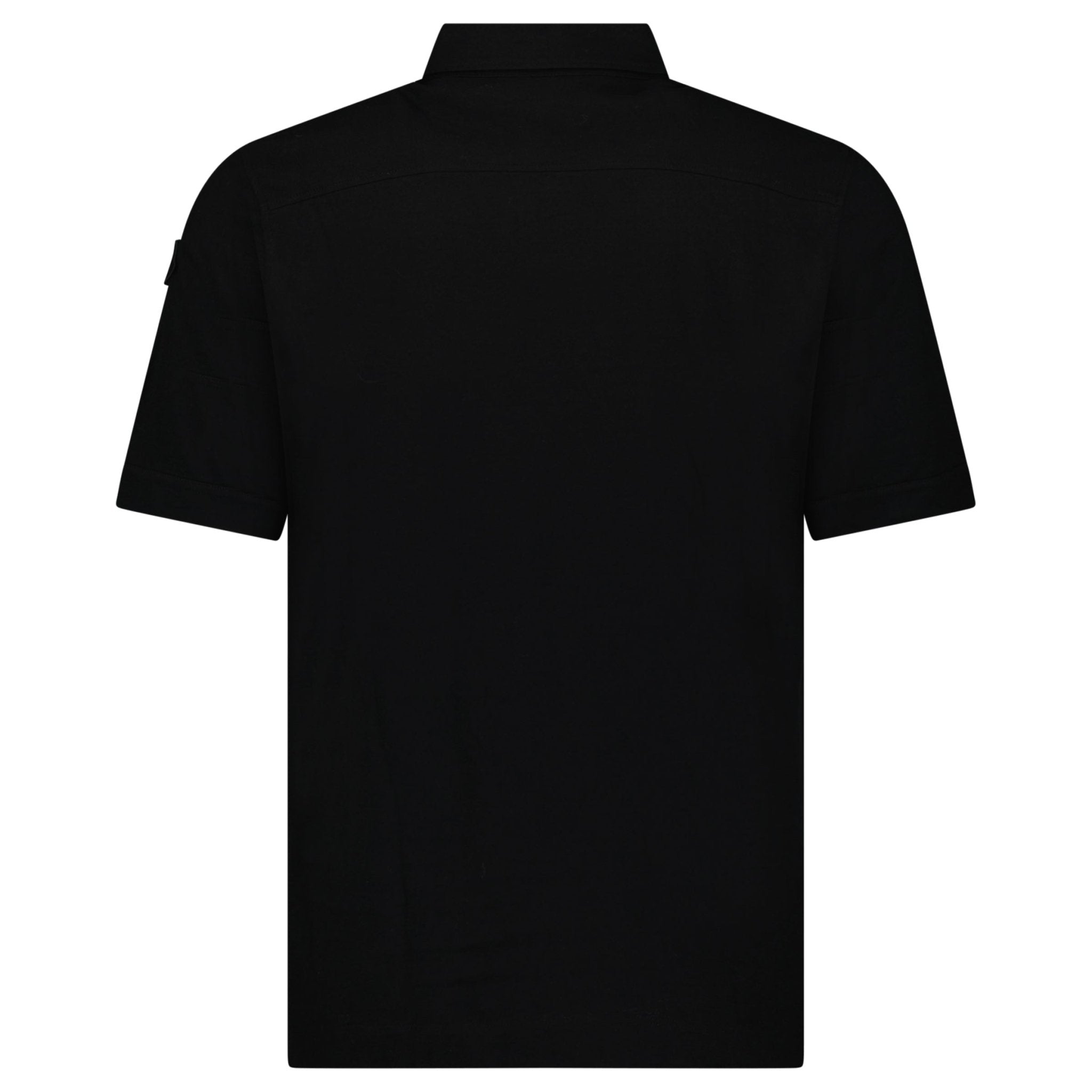 Moncler Edit Short Sleeve Polo Shirt in Black