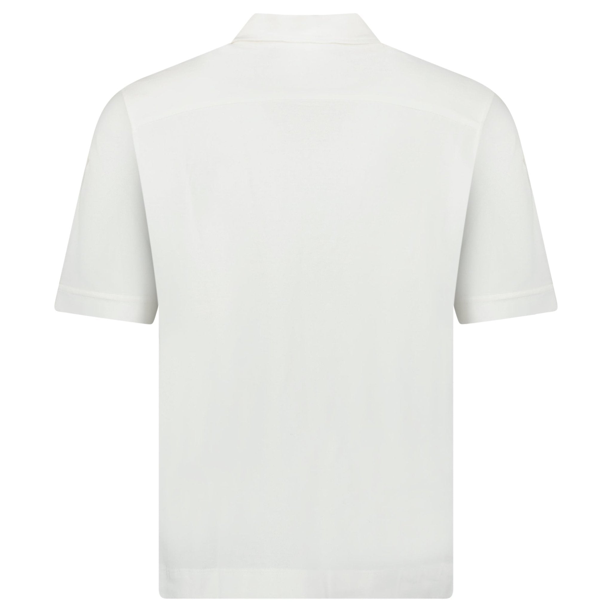 Moncler Edit Short Sleeve Polo Shirt in White