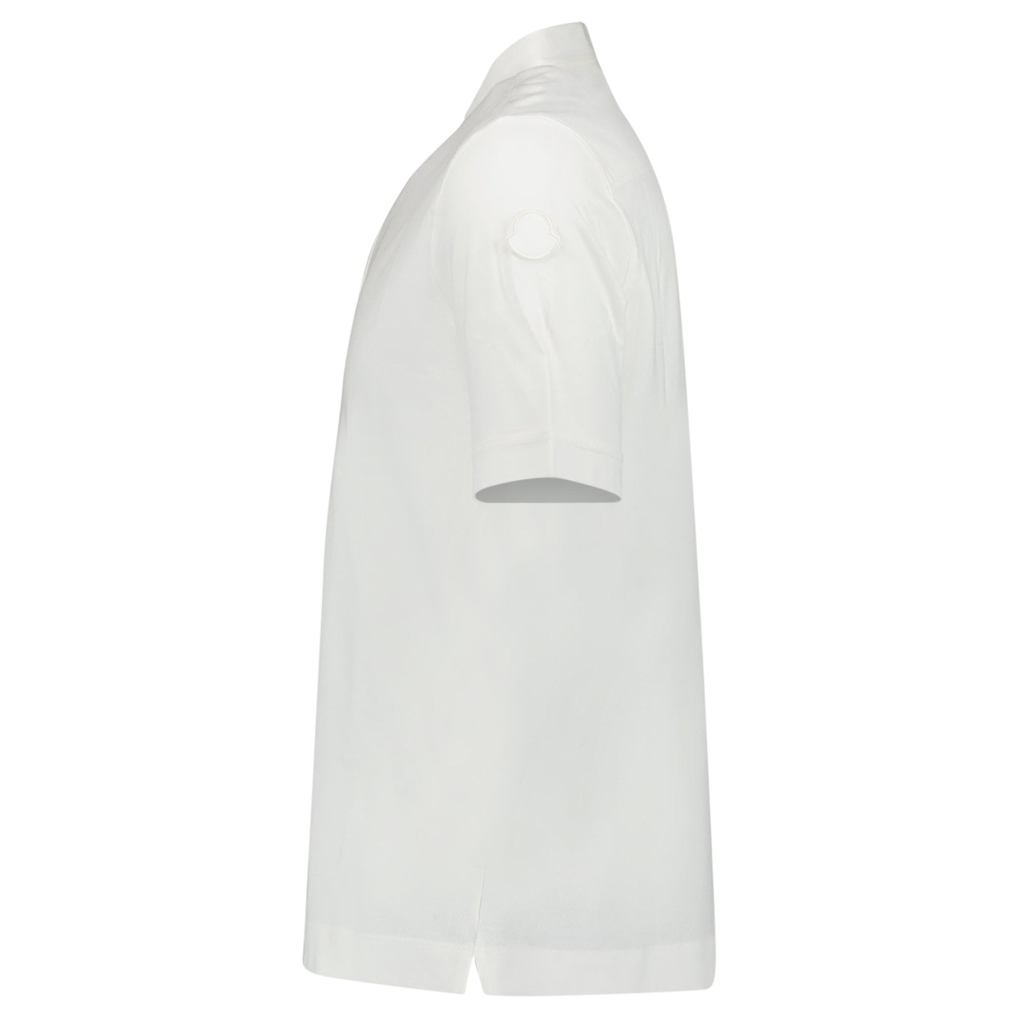 Moncler Edit Short Sleeve Polo Shirt in White