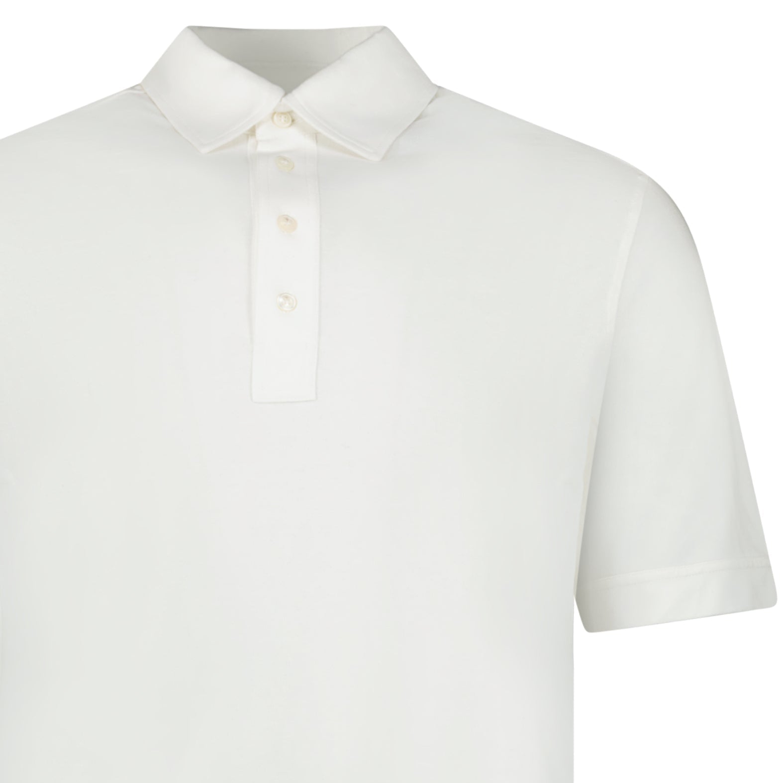 Moncler Edit Short Sleeve Polo Shirt in White