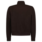 Moncler Full Zip Padded Cardigan in Brown